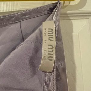 Vintage Miu Miu Purple Skirt